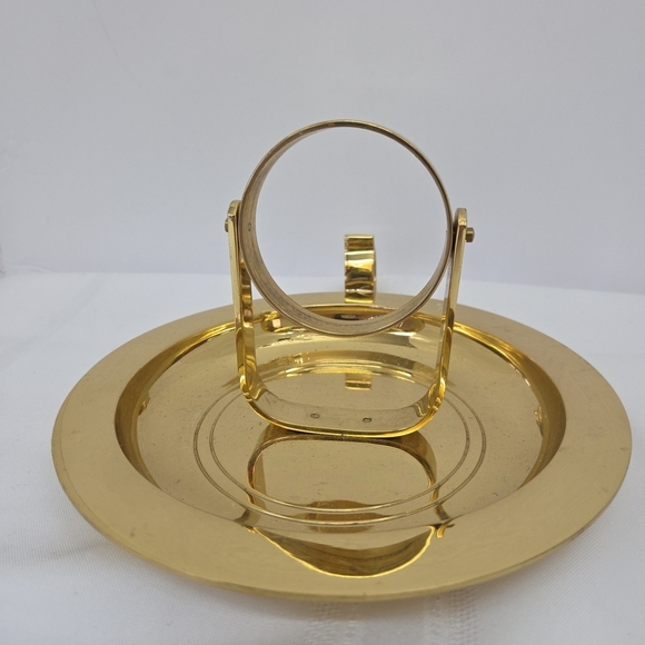 PartyLite Gold Brass Candle Holder - Picture 2 of 9